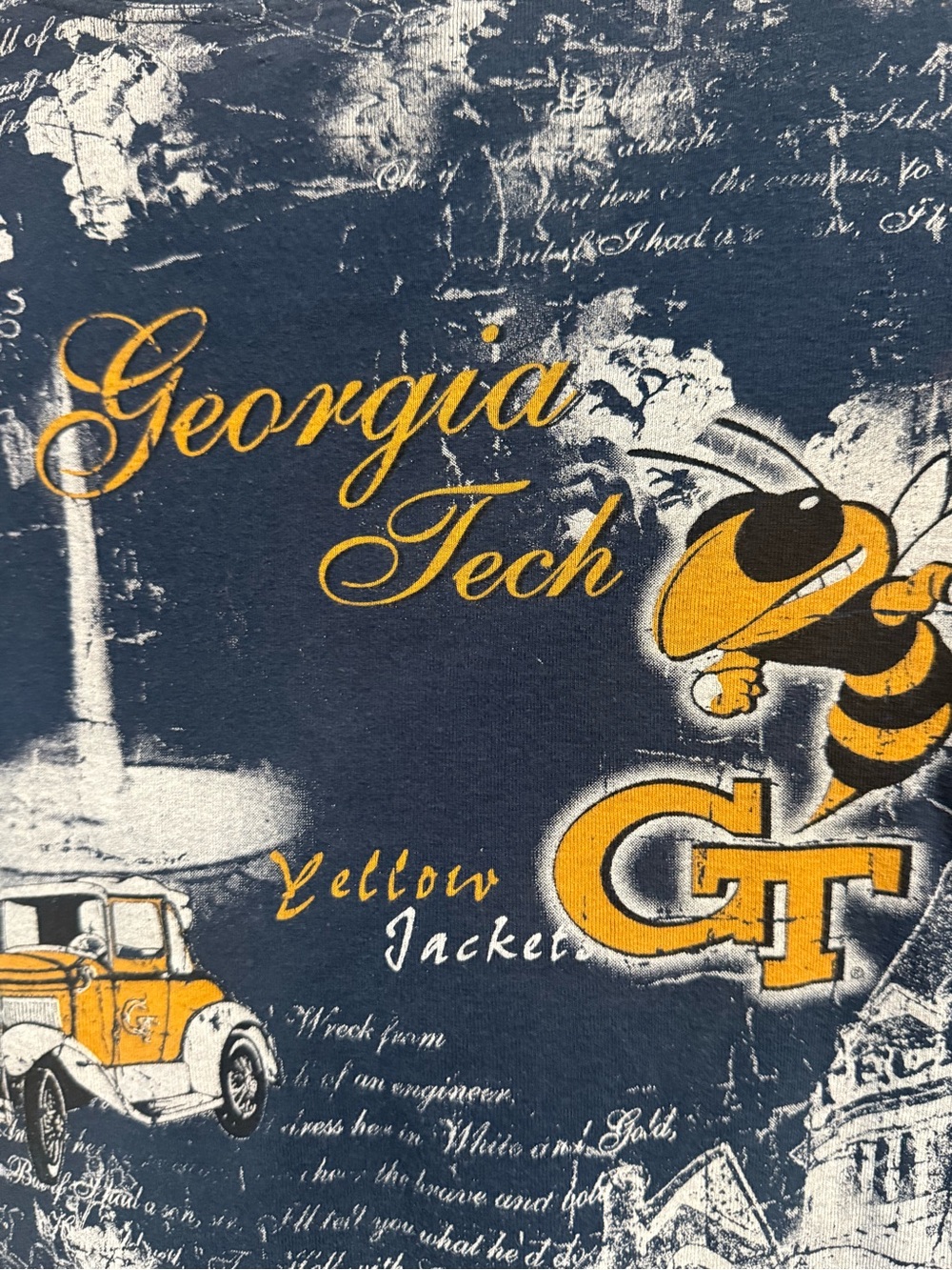 “P. Michael” Georgia Tech Graphic Top S/M - Picture 10 of 12